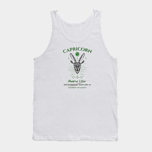 Zodiac Capricorn Mantra Tank Top